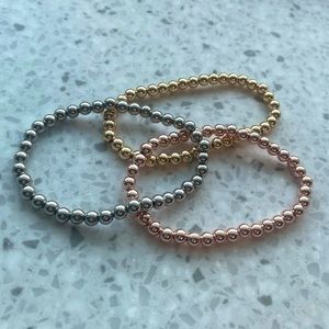 Baublebar 5mm Pisa Bracelets, Set of 3 (Yellow Gold, Rose Gold, & Silver colors)